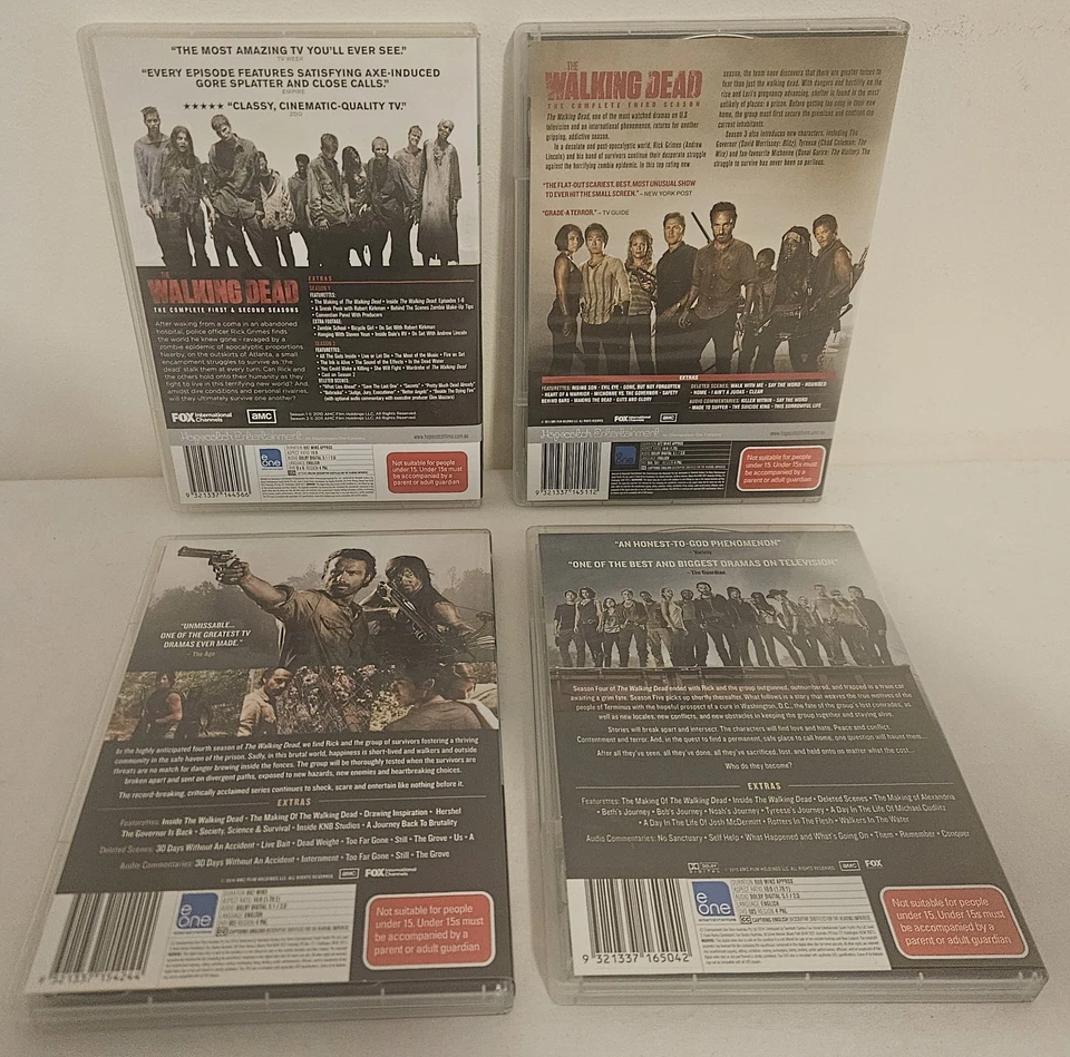 The Walking Dead: Complete Season 1 2 3 4 5 (1-5) - 21 Disc DVD Set - Region 4 - image 3 of 4