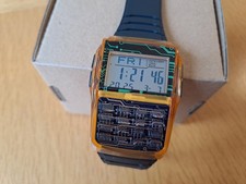 Retro Digital Calculator Classic Style Modern Geek Nerd Sci Fi Watch
