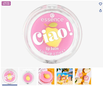 essence Lippenbalsam Ciao! 01 Lemonissima