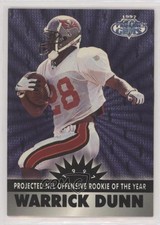 1997 Pro Line Gems NFL Leader Projection Warrick Dunn #68 00ah