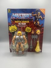 Masters of the Universe Origins Battle Armor He-Man Deluxe  New  Unopened