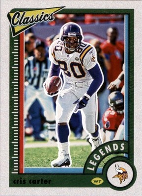 Cris Carter cards (1990-2024) Vikings Eagles - You Choose