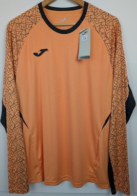 Joma Goalkeeper Jersey Training Top Mens XL Orange Long Gym Brand New With Tags