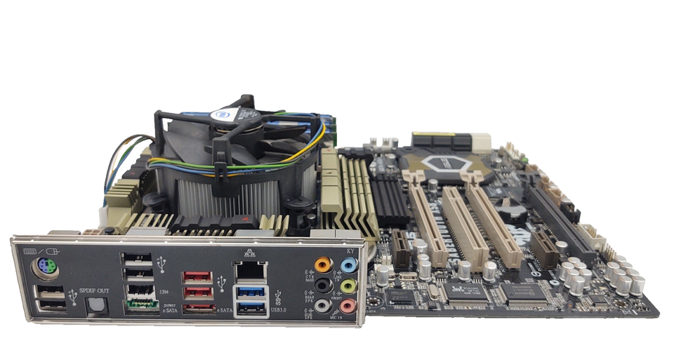 ASUS Sabertooth X58 Motherboard w/ i7-950 CPU + 3x2GB RAM + I/O SHIELD ...