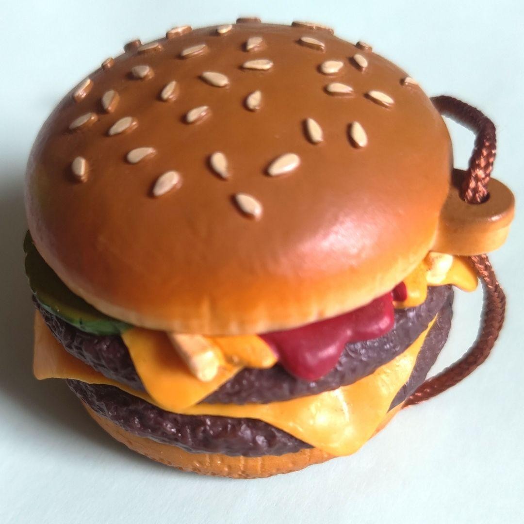 McDonald’s Double Cheeseburger Charm Miniature, 5cm, 15cm cord, McD, Charm,