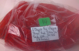 L'Agent By Agent Provocateur Red Ultra Sheer Seductive Underwired Bra Size 34 DD