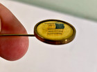 ANTIQUE 35 Star Flag Lapel or Hat Pin - 1863-1865 - Star Added for West Virginia — photo 3