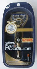 GILLETTE FUSION PROGLIDE POWER RAZOR + CARTRIDGE, NEW OLD STOCK