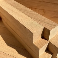 Amerikanische Kirschbaum Kantel 40 x 40 mm Kirsche Black Cherry Drechsel Holz