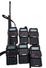 6X Baofeng UV-5R Dual-Band 2m/70cm VHF UHF FM Transceiver Ham Two-way Radio