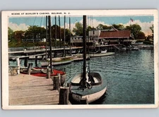 c1920 Scene At Buhler’s Casino Belmar New Jersey NJ Postcard
