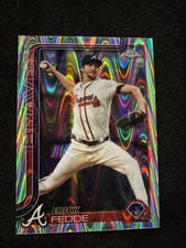 2025 Topps Chrome Update RayWave Refractor #USC89 Erick Fedde ATLANTA BRAVES