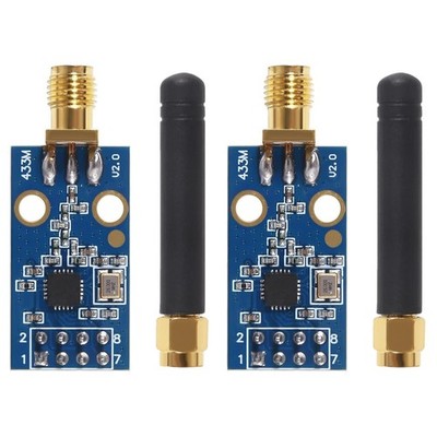 CC1101 Wireless RF Transceiver Module SMA Antenna 315 433 868 915MHz 2 PCS Kit