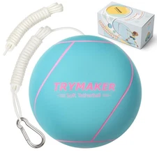 Tetherball Ball and Rope Tether Balls and Rope Set Tetherball Blue Backyard O...