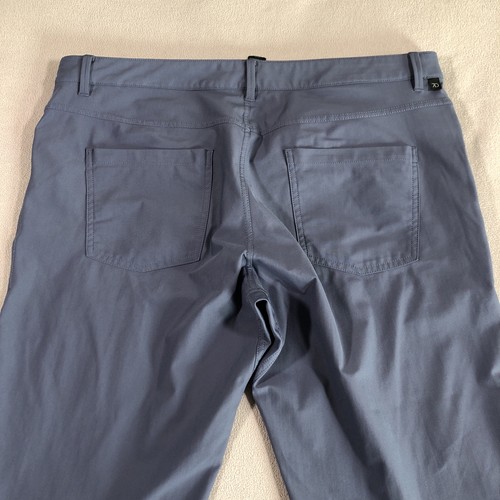 7 Diamonds Infinity Pants Men’s Size 38/34 Blue/grey Color 4-way Stretch - Picture 11 of 14