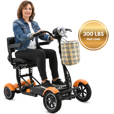 Lightweight Motorized Electric Mobility Scooter Easy Travel Large Premium Seat
