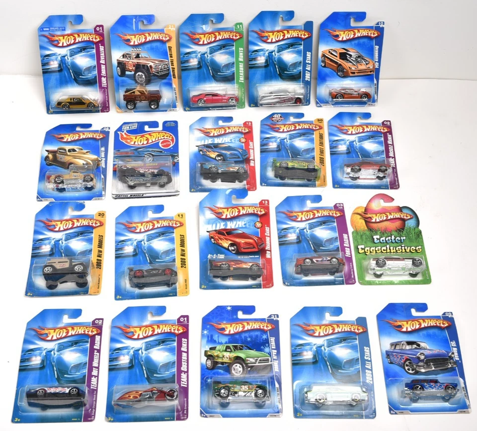 HOT WHEELS 2008/2009 Lot 20 véhicules NEUFS sous Blister - Photo 1/4