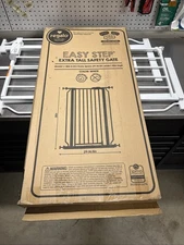 Regalo Easy Step 29 x 36.5" White Metal Extra Tall 36" Baby Gate 1166H DS NEW