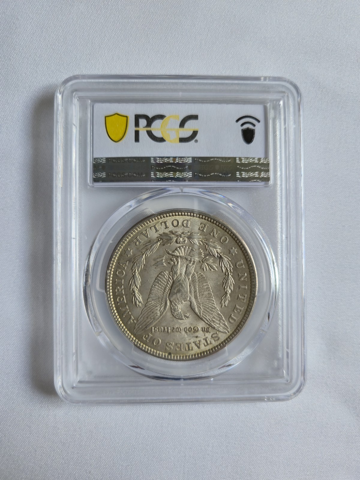 1921 Morgan Silver Dollar PCGS Graded AU 58