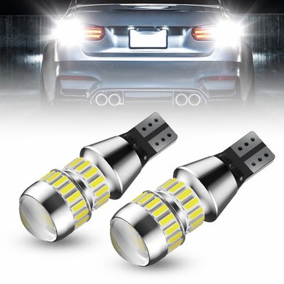 AUXITO 921 T15 W16W LED Reverse Backup Light Bulb Super Bright White 3000LM 2x