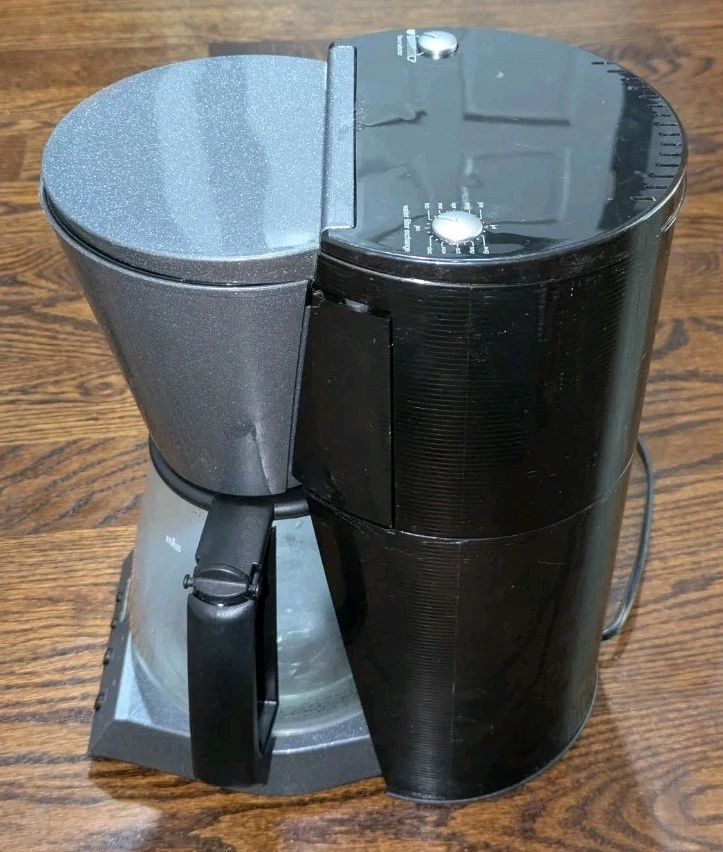 Raro gris moteado Braun FlavorSelect 3115 KF 187 cafetera 12 tazas funcionando Foto 4 de 4