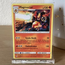 Pokémon Magmortar Unified Minds 22/236 Rare Regular Stage 1 130 HP Card TCG