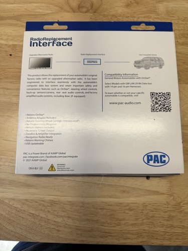 PAC OS5 Radio Replacement Interface for GM Vehicles OS-5 - Bild 2 von 2