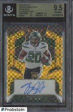2022 Panini Select Breece Hall Rookie Signatures #RSBH GOLD Prizm /10 BGS 9.5 RC