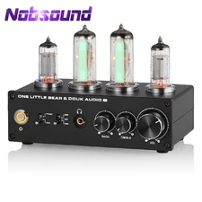  Phono Stage Turntable Preamp Hifi Stereo Audio Vacuum Tube Preamplifier Dekstop