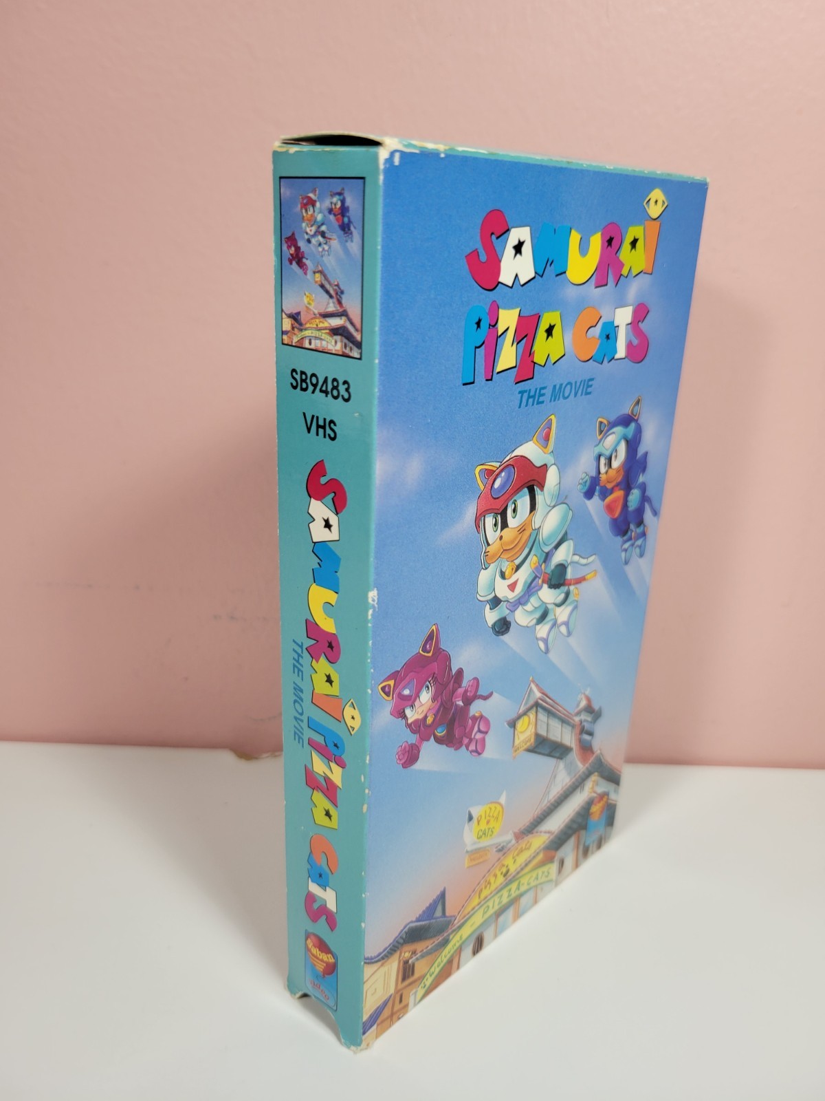 1991 Saban SAMURAI PIZZA CATS The Movie VHS