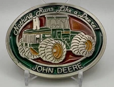 JOHN DEERE Belt Buckle 30-40? Series 4WD Tractor Enameled