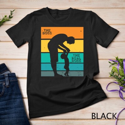 The Boss The Real Boss   Father Son Daughter Matching Dad T-Shirt Unisex T-shirt