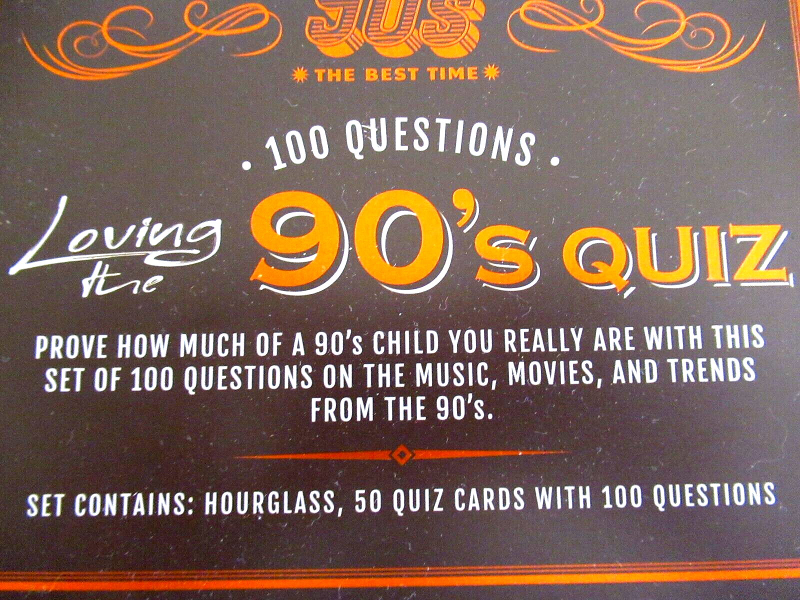 #034;LOVING 90'S / TRIVIA GAME" (100 QUESTIONS +