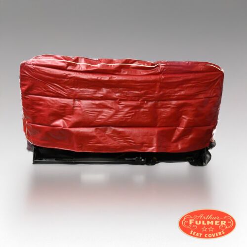 NOS Vtg. Arthur Fulmer Seat Covers 1949-1951 FORD 4-Door Sedan Red - Bild 3 von 12