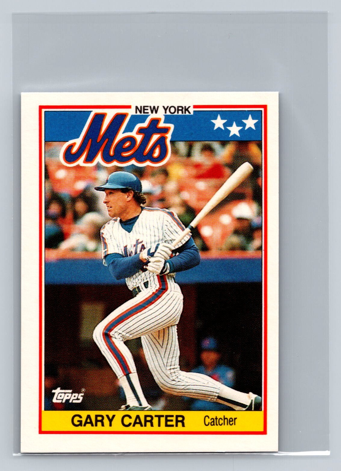 1988 Topps UK Minis #11 Gary Carter 