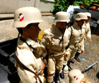 Gijoe and other Action Figures German Afrika Corps with Vehicle