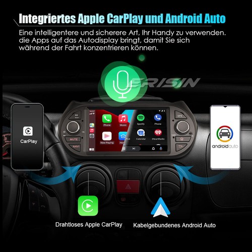 8-Core Android 13 Autoradio DAB+ GPS 4G Fiat Fiorino Citroen Nemo Peugeot Bipper - Bild 5 von 19