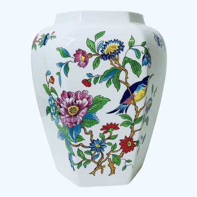 Aynsley PEMBROKE Bone China Asian Hexagonal Ginger Jar
