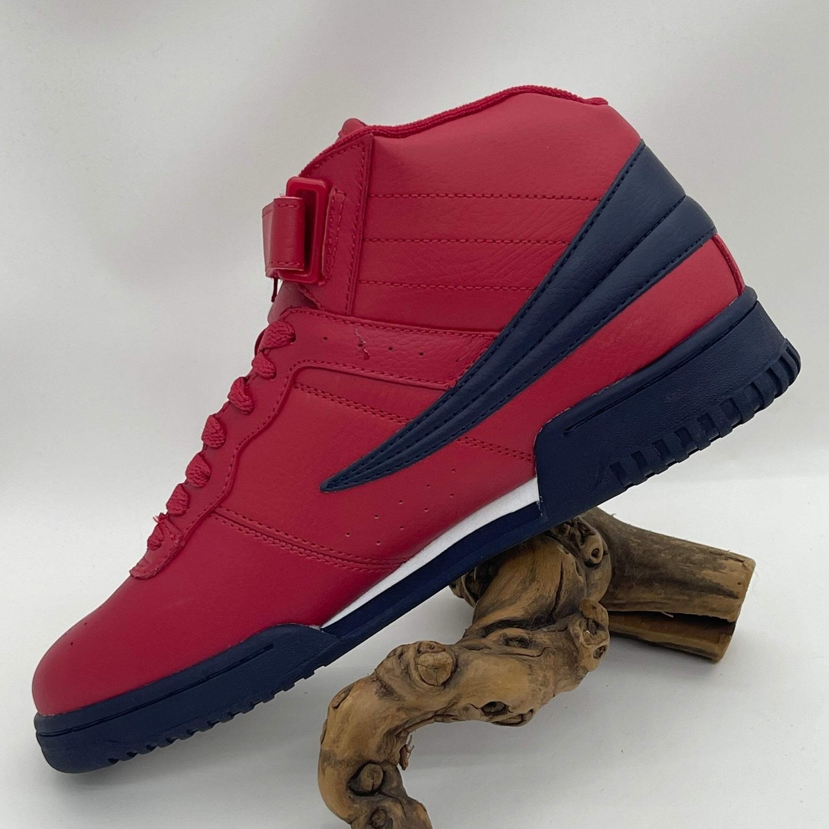 Men's Fila F-13V Lea/Syn Red | Navy | White Original Fitness High