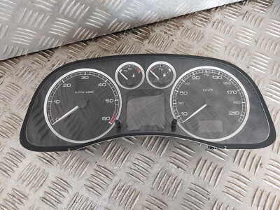 Compteur / Tableau De Bord Pour Peugeot 307 Phase 1 1.6 HDI - Référence Sagem P9655476580 - Occasion Bon état