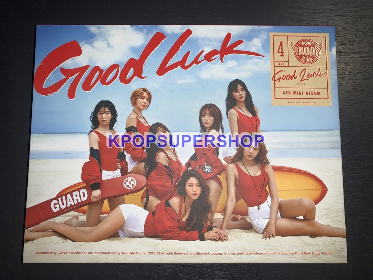 AOA 4th Mini Album Good Luck Week Ver. CD Great Yuna Photocard