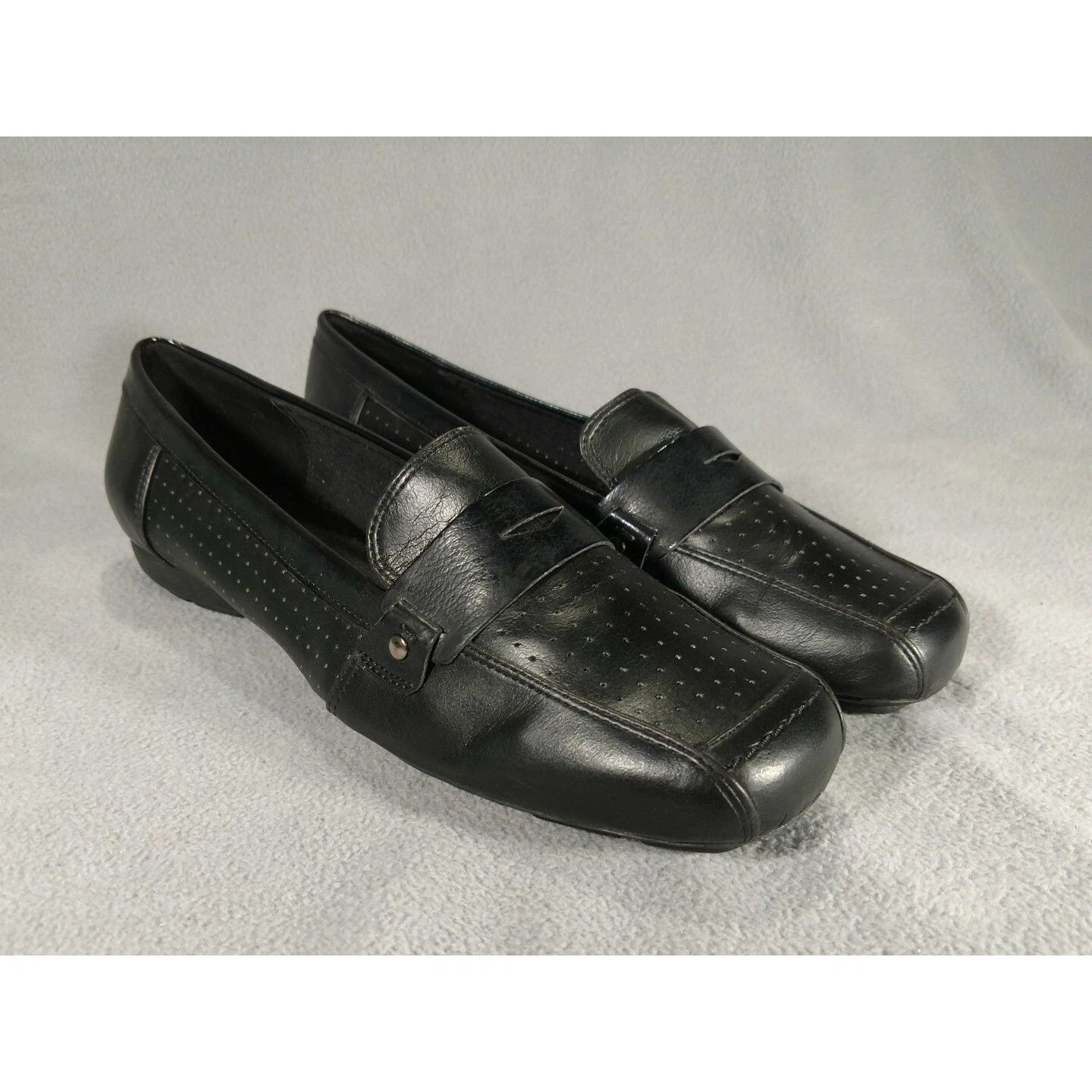 VANS Mocassini da donna neri in pelle scamosciata Ditto by Van Eli taglia 8 5 M ANB