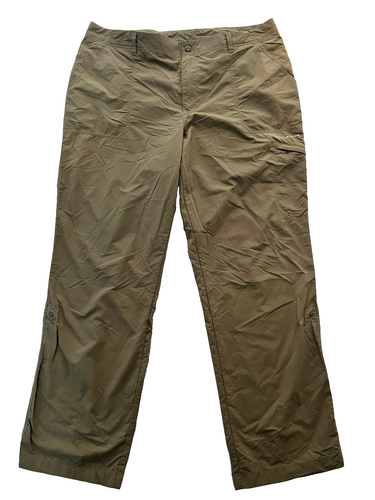 Columbia PFG Damen Aruba Khaki Hose FW8070-160 Nylon Beige Größe 16W