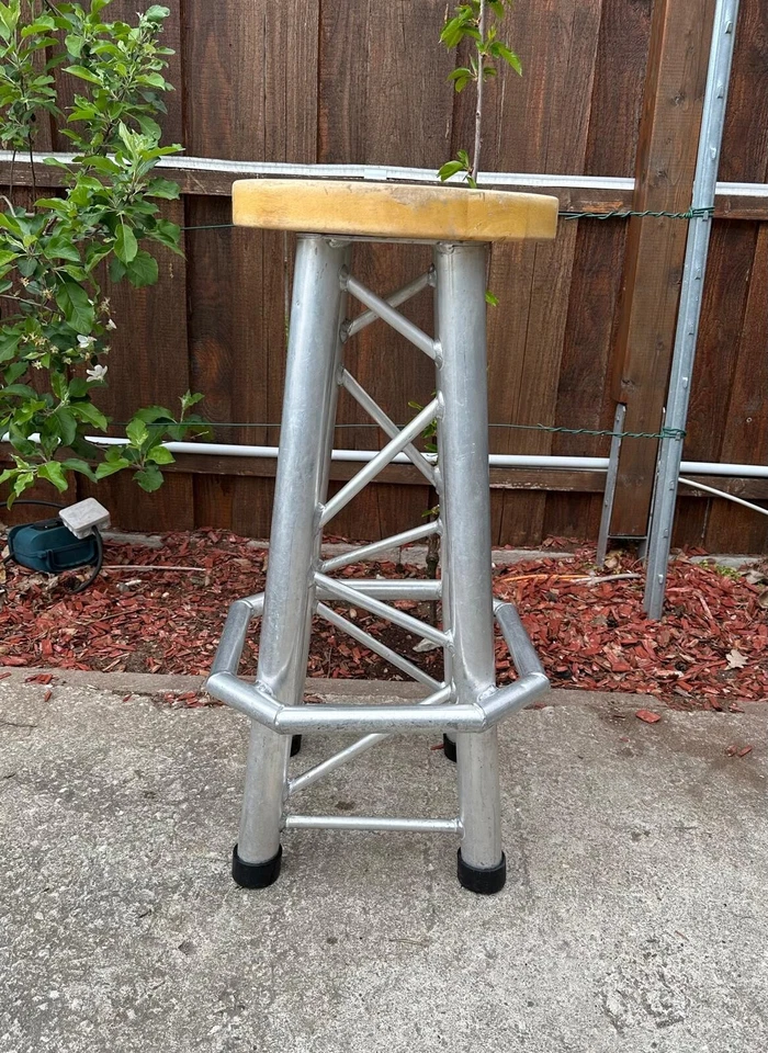 Bar Stuhl Barhocker  Aluminium Gestell