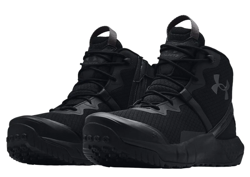 Botas tácticas Under Armour para hombre Micro G® Valsetz 6" cremallera media 3023747-001 Foto 3 de 4