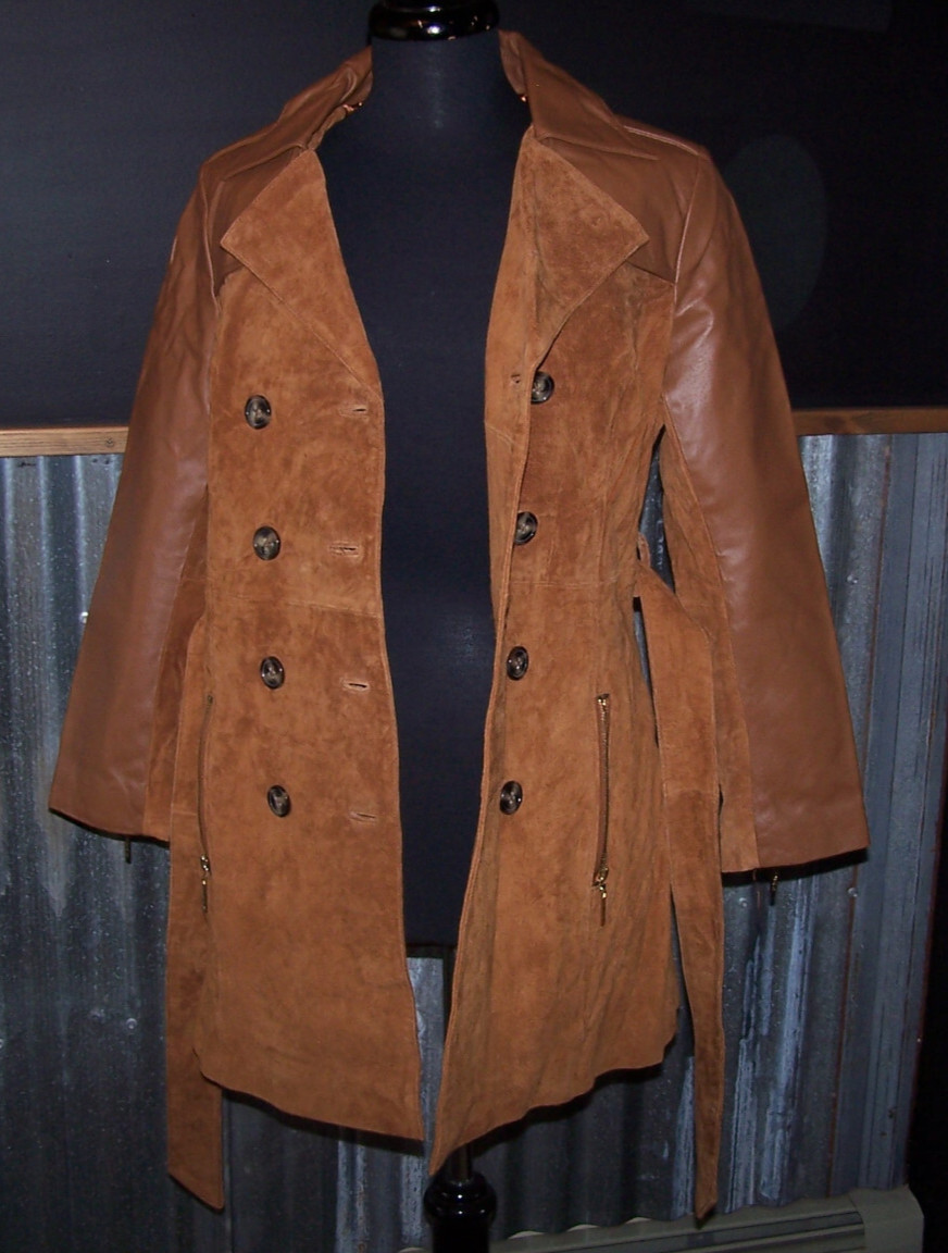 Iman Global Chic Leather Jacket/Small Double Brea… - image 12