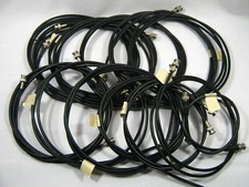 THIRTEEN (13) BNC Video Cable Assembly 75 Ohm Coaxial BNC Male Both Ends