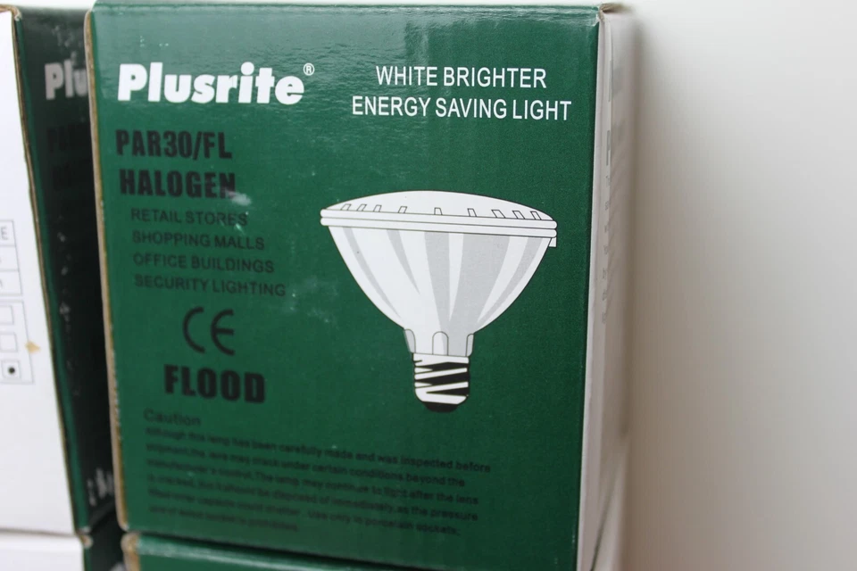 (x6) PLUSRITE 75w PAR30/FL FLOOD LAMP BULB - 130v  *NEW OPEN BOX* Bright White - Image 2 of 4