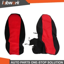 Labwork Car Seat Cover For 1998-2003 Ford Ranger 60/40 Highback Black/red Center