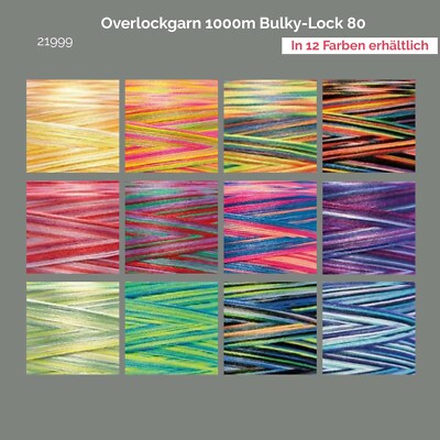 Gütermann Overlockgarn 1000 m Bulky-Lock 80 - Preis = 1 Stück